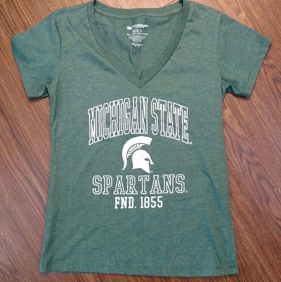 Michigan State Spartan Women's Tshirt Size L - Picture 4 of 6